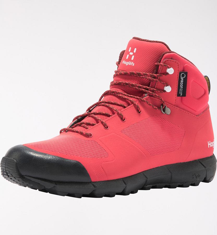Haglöfs Womens L.I.M Mid Proof Eco Hiking Boots Red New Zealand 57638AJRZ